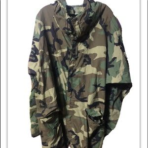 Military Army Rain Parka
